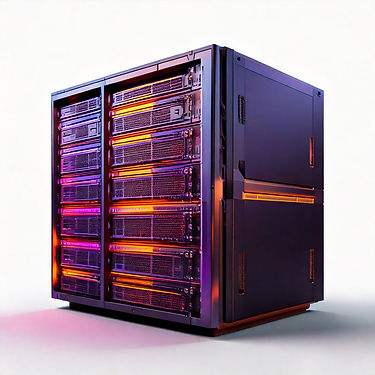 Server stack representing data infrastructure